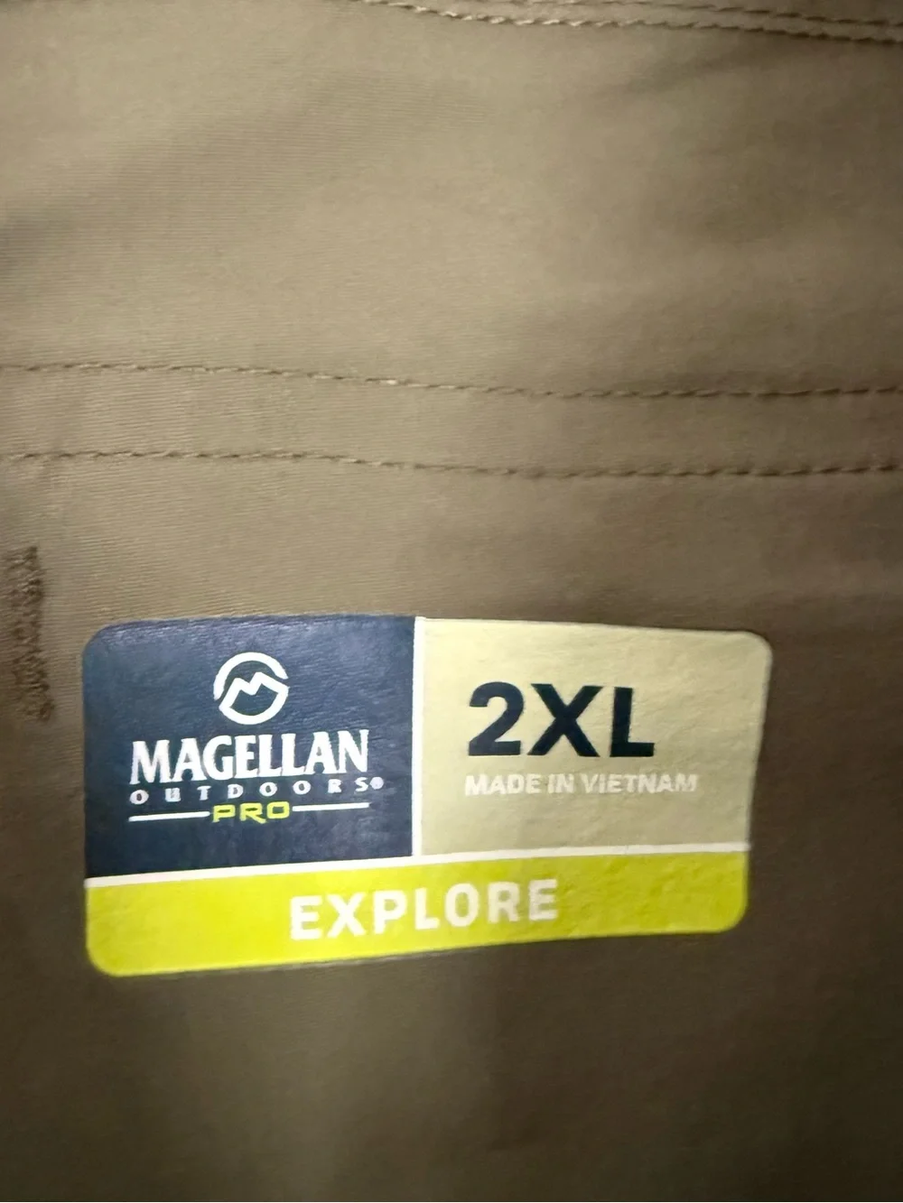 Magellan Pro Explore Trek Pants Mens 2XL Kalamata Hiking Stretch NWT $49.99